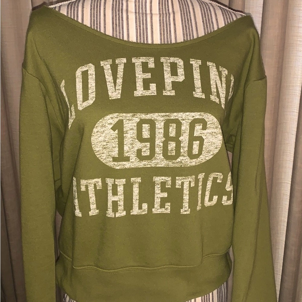 PINK Victoria’s Secret Fleece Cropped Sweatshirt